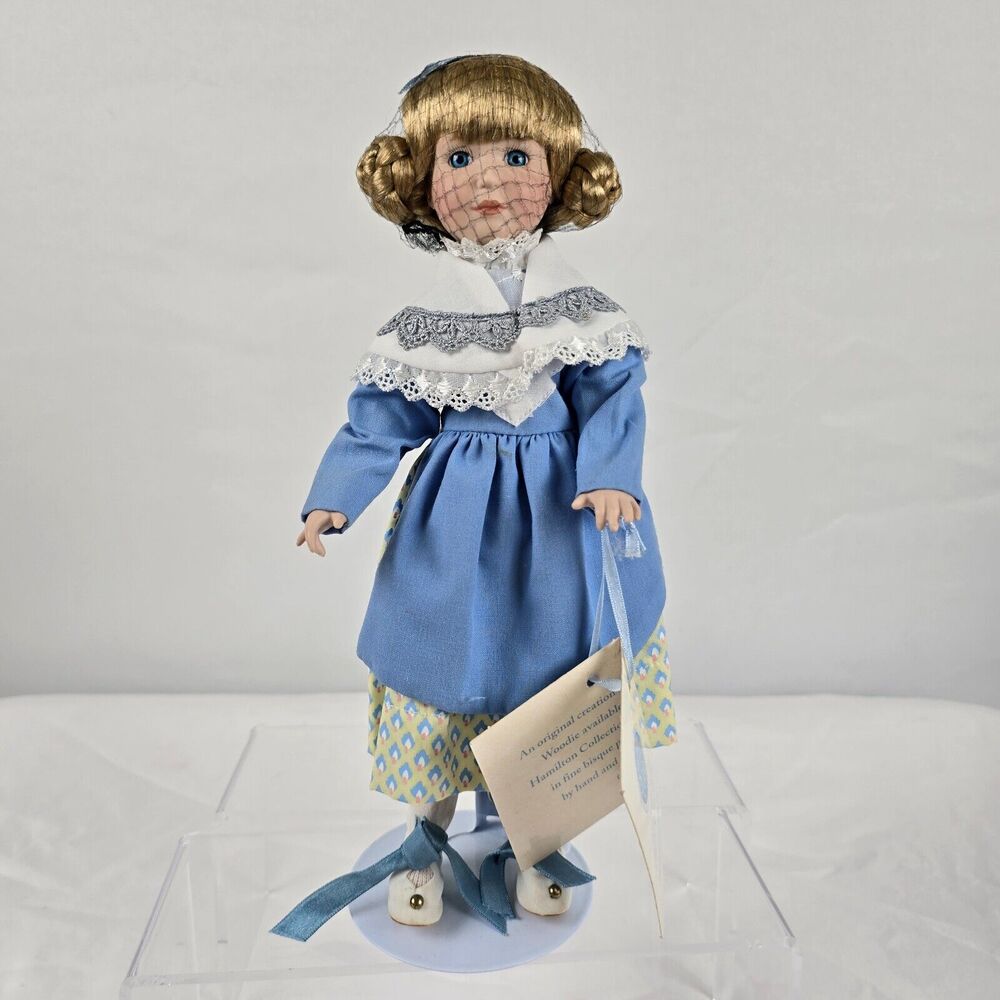 Hamilton Collection International Children Doll Fine Bisque Porcelain Monique